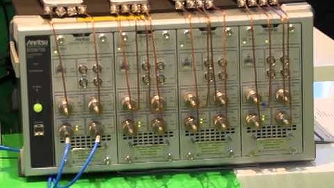 2013 MWC: Anritsu high volume device test set - MT8870A