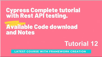#CypressTutorial Cypress Automation Testing from Scratch + Framework Creation -  Custom Commands