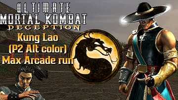 Ultimate Mortal Kombat Deception Kung Lao(P2 ALT color)MAX arcade run