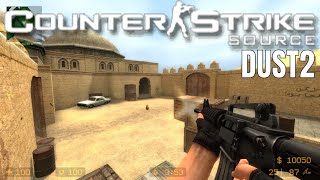 Counter-Strike: Source Multiplayer Gameplay on de_dust2