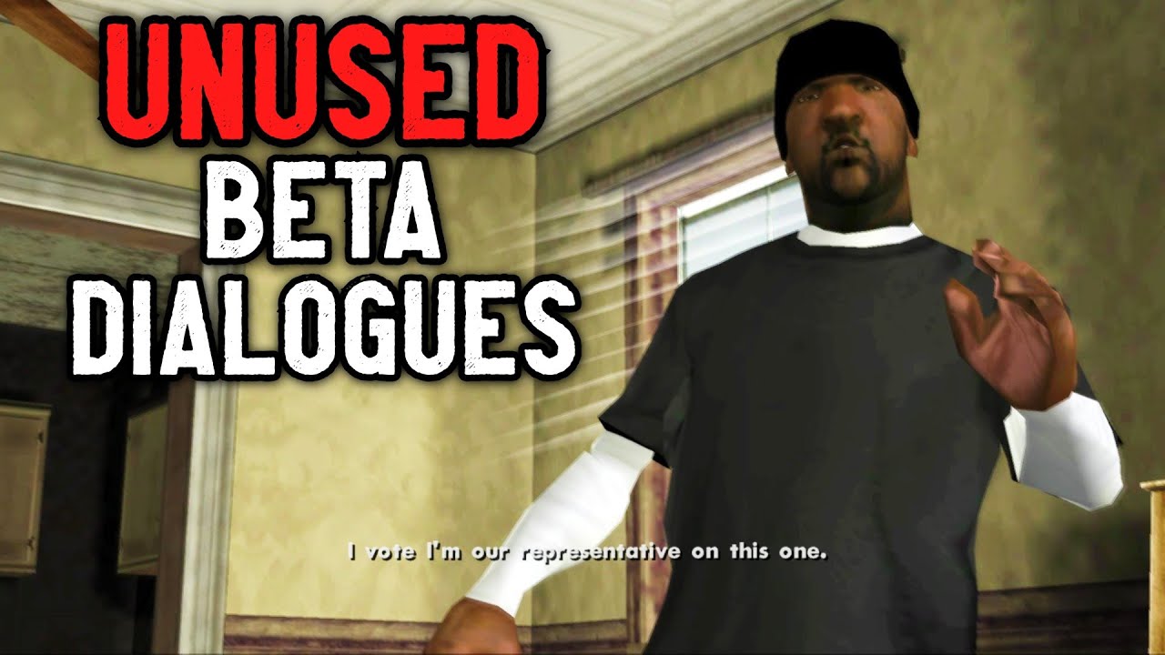 Gta Dialogue Script GTA San Andreas Beta Dialogues You Probably Never Heard - YouTube
