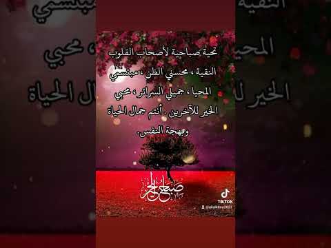 تحية صباحيه لا اصحاب القلوب النقية محسني الظن بالله لايك متابعه كومنت اكسبلور فولو
