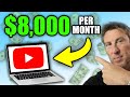 $8000 Month EASIEST Side Hustle Passive No Money Needed! Step by Step