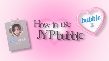 How does jyp bubble work // how to use jyp bubble // jypnation guide // vivixo