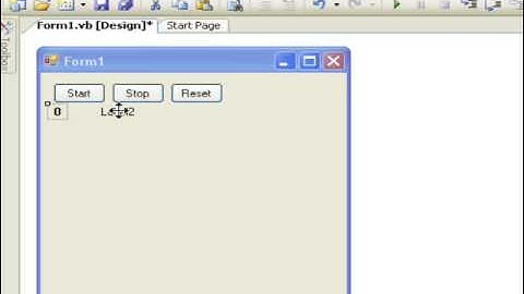 Visual Basic 2005 Tutorial 3: How to make a Stopwatch