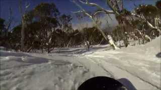 Snowboarding with GoPro at Thredbo, Australia