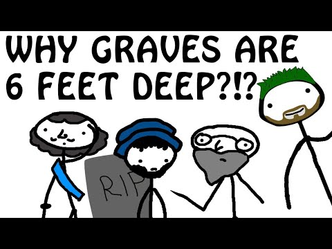 Vidéo: Pourquoi les tombes sont-elles creusées à six pieds de profondeur ?