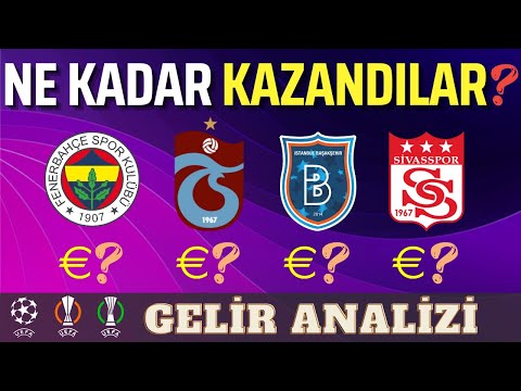 22/23 SEZONU AVRUPA GELİR ANALİZİ | TEMSİLCİLERİMİZ AVRUPA'DAN NE KADAR KAZANDI?