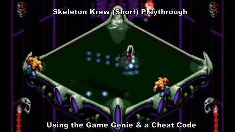 Skeleton Krew Short Playthrough using the Game Genie & a Cheat Code :D #Megadrive #Sega #Gaming #Sub