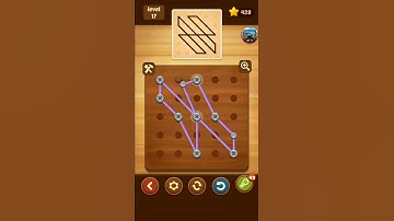 line puzzle string art Juniper level 17