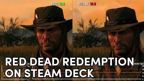 Yuzu vs Ryujinx! Red Dead Redemption on Steamdeck with 60FPS mod