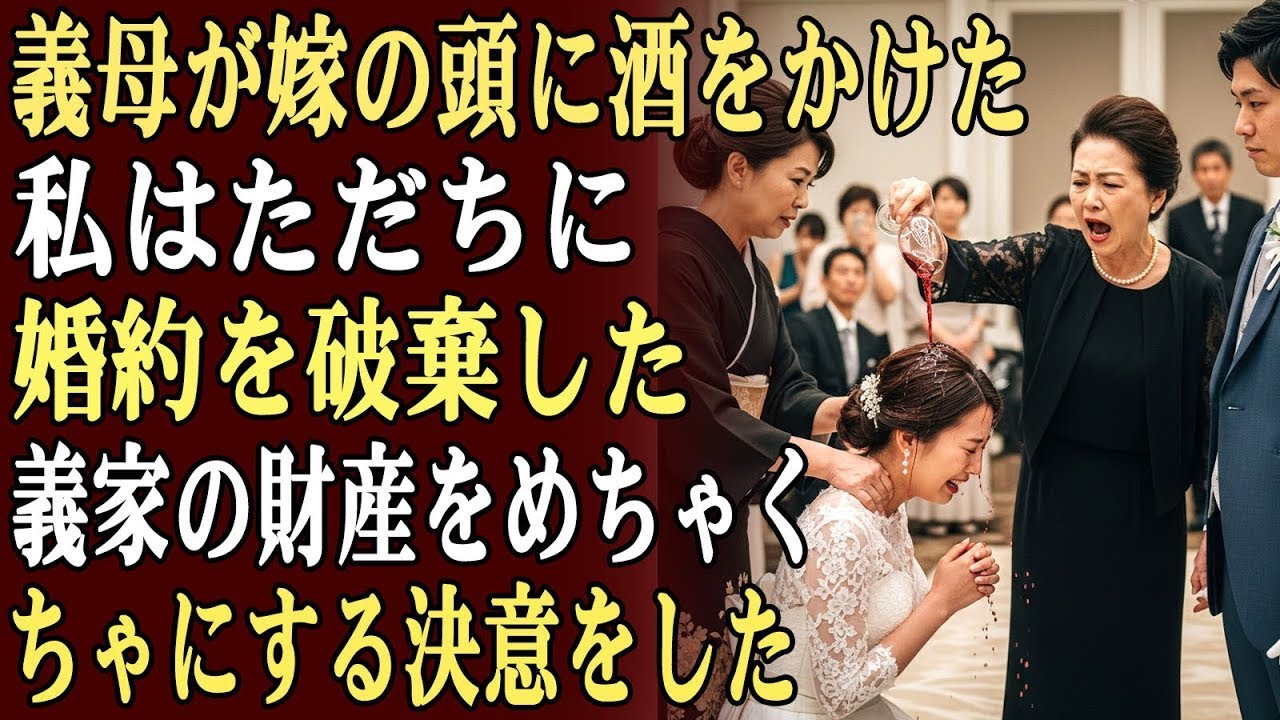 結婚式の日、義母は罵倒を浴びせ、私の子の頭に酒をかけた…私はただちに婚約破棄を要求し、義家の財産をめちゃくちゃにすると宣言した。