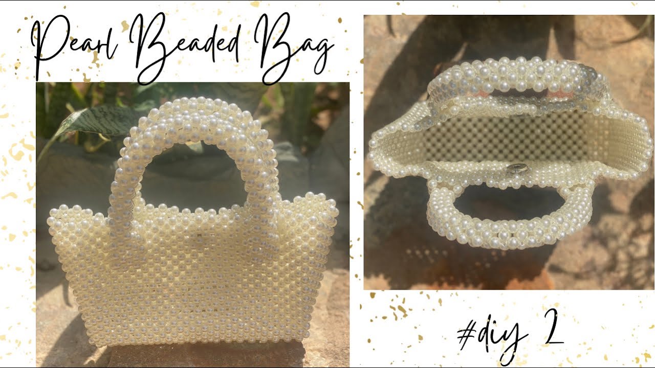 MAKING & ATTACHING HANDLES ONTO MY BEADED BAG | PART 2