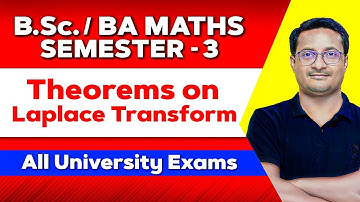 Theorems on Laplace Transform | Bsc and BA Maths Part 2