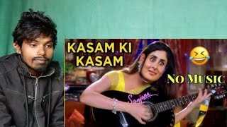 Kasam ki Kasam Funny Song 🤣😂 | Bollywood Song Without Music | Funny Dubbing