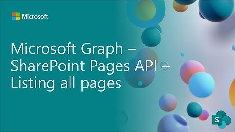 SharePoint Pages - Microsoft Graph - Listing all pages in a site