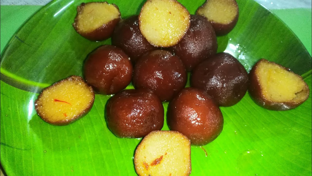 Chena (Indian cottage cheese) ka gulab jamun (in traditional way) 