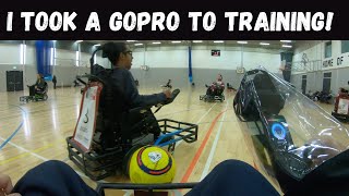 I Took a GoPro to Powerchair Football Training