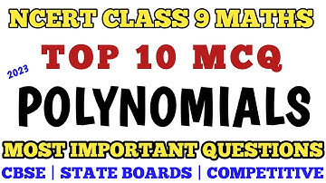 Best MCQ Polynomials Class 9 NCERT Based || class 9 maths // Class 9 Polynomials // Class 9 Maths