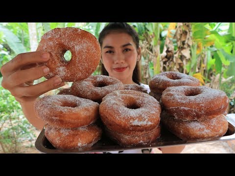 yummy-cooking-donut-cake-recipe---cooking-skill