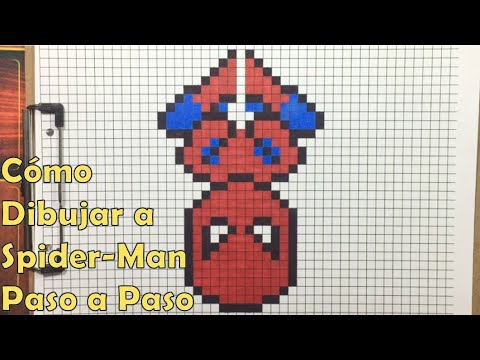 Cómo Dibujar a Spider-Man en 8-bit o Pixel Art! TUTORIAL PASO A PASO -  YouTube