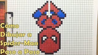 Cómo Dibujar a Spider-Man en 8-bit o Pixel Art! TUTORIAL PASO A PASO