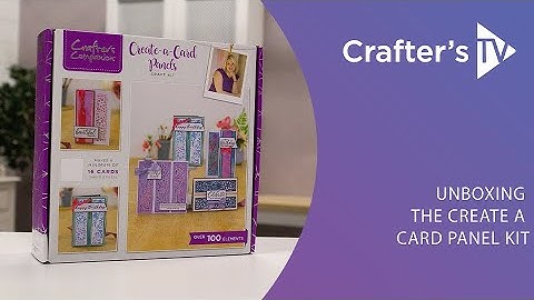 Monthly Craft Kit #45: Create-a-Card Panels - Unboxing