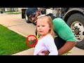 Neighbors Shocked When This Little Girl Approached This Garbage Man !