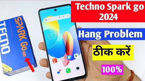 tecno Spark go 2024 hang problem solution | tecno mein hang problem theek kaise karen