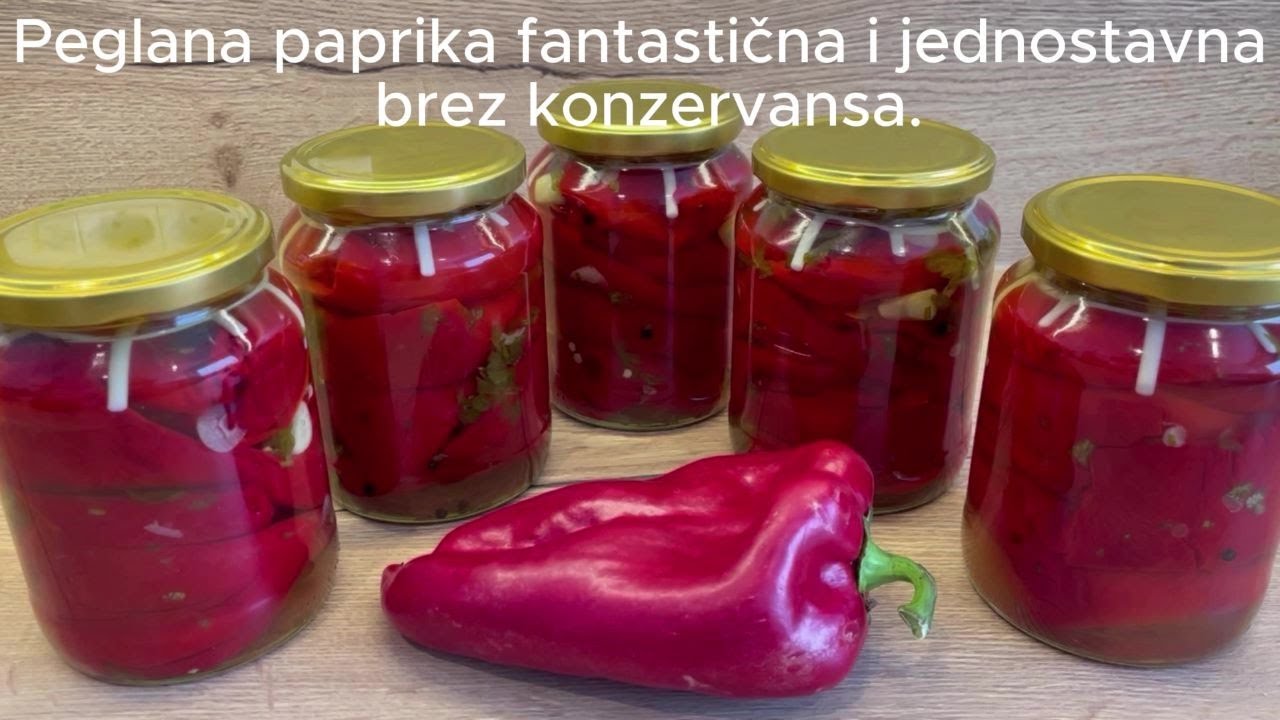Peglana paprika fantastična i jednostavna brez konzervansa.#vlog, #youtube, #cooking, #kitchen,food,