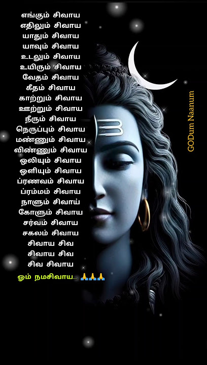 ஓம் நமசிவாய🙏 #shiva #shivaya #shivan #tamil #shivansongs #song #sivan #god #siva #சிவன்பாடல்கள்