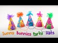 HOW TO MAKE COLOURFUL PARTY HATS AND MORE! - Sunny Bunnies Get Busy | Making Arts &amp; Crafts For Kids