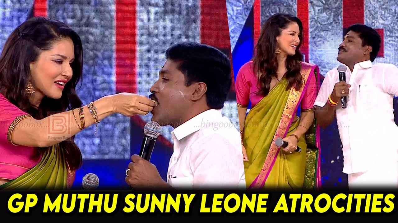 Sunny Leone Ultimate Attrocties with Gp Muthu Sathish at Oh My Ghost Audio Launch Sunny Leone Speech pic image