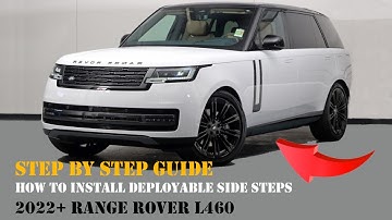 RETRACTABLE SIDE STEPS INSTALLATION GUIDE #rangerover #sidesteps