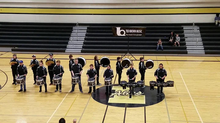 Orting Middle School varsity drumline.  Lincoln hi...