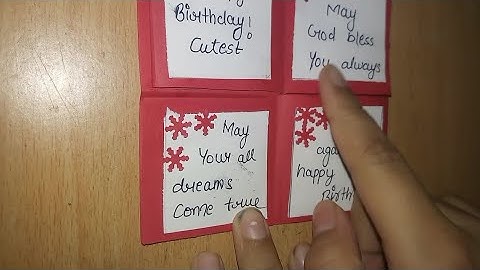 FOUR EVER CARD TUTORIAL | BY HARSHITA SHARMA❤️