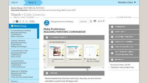 Wonders 2020 - Daily Lessons