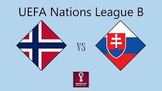 Norway vs Slovakia - UEFA Nations League (Group B4)