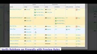 24 Verify Rulebase on Firewalls with Preview Rules