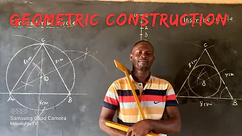 CIRCUMSCRIBED CIRCLE || GEOMETRIC CONSTRUCTION