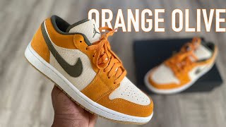 My Thoughts on Jordan 1 Low Orange Olive Light Curry