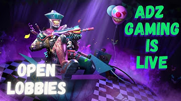 Live: ADZ Open lobbies with facecam | Call of duty Mobile India #codm