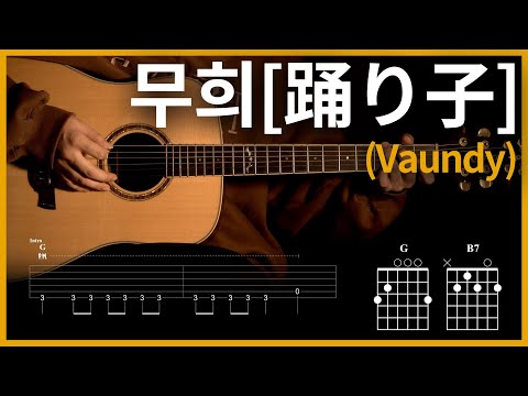 116 Odoriko Dancer Vaundy Guitar Tutorial TAB Chords