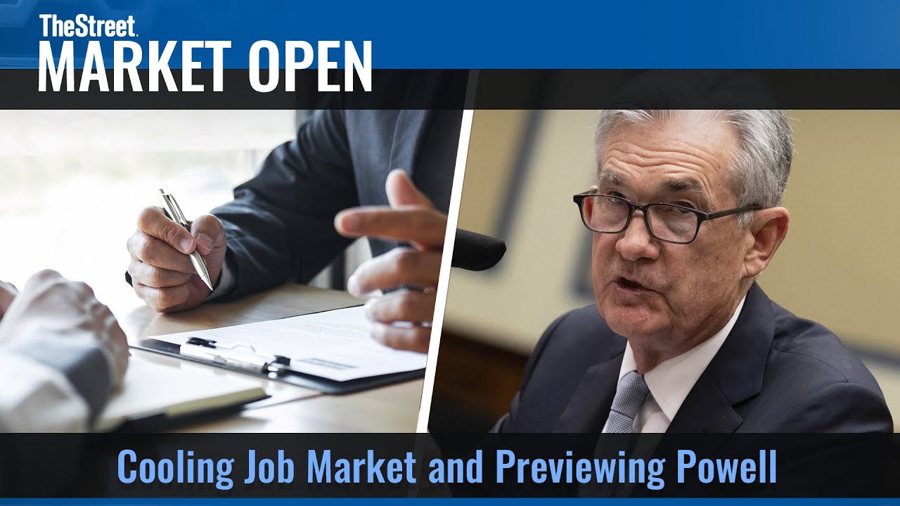 Previewing Powell, Job Market Cools, Crypto Crash – Market Open LIVE