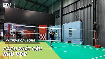 Bật mí 3 CÁCH GIAO CẦU trong đánh đôi cầu lông như VĐV  Chuyên Nghiệp