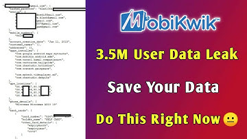 3.5 Million Mobikwik User Data Leak 🙄 KYC, Debit & Credit Card Details | Do This Right Now