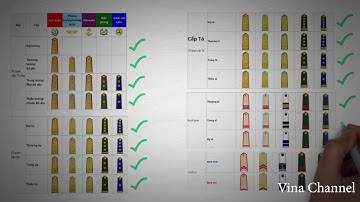 Hiễu Rõ Cấp Bậc Quân Hàm Quân Đội Nhân Dân Việt Nam | VINA CHANNEL