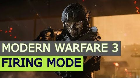 How to Switch to Single Fire or Rapid Fire mode in COD MW3 Modern Warfare 3, PC, PS4, PS5, XBOX, Tip