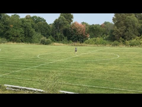 How To Layout Line and Paint Soccer Field in one hour. Marking a futbol field. Easy Fast Basic tools