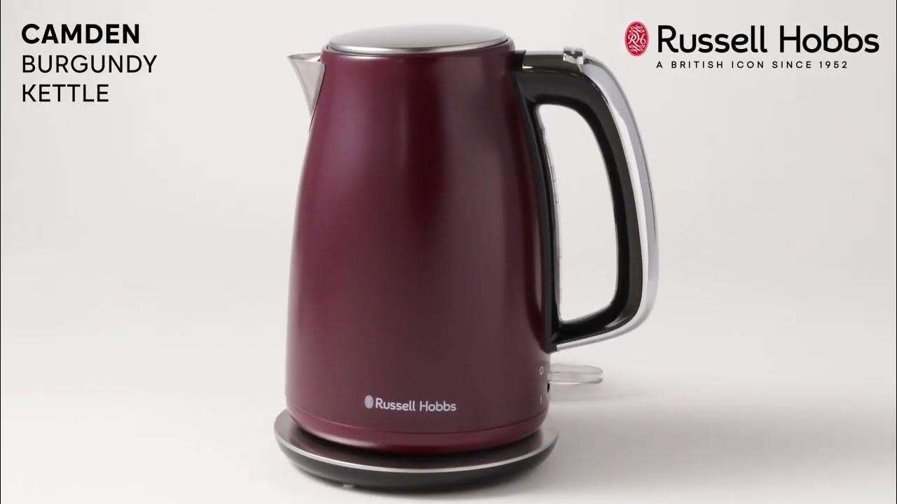 Camden Kettle Burgundy 360° RHK82BUR Russell Hobbs YouTube
